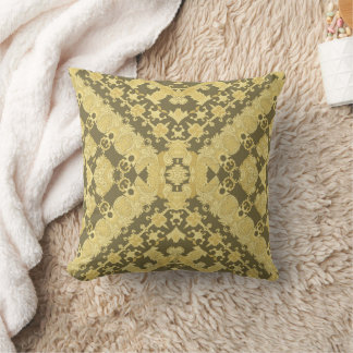 Olive Baroque Cushion