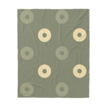 Olive Beige Circle Bubble Minimal Simple Pattern