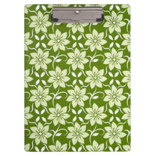 Olive Blossom Repeat Clipboard