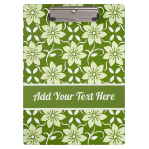 Olive Blossom Repeat Clipboard