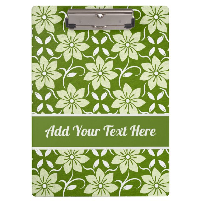 Olive Blossom Repeat Clipboard (Front)