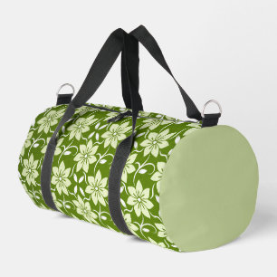 Olive Blossom Repeat Duffle Bag