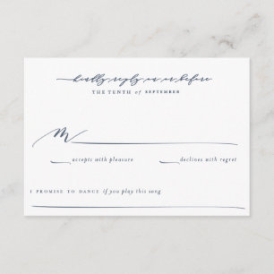 Olive Branch Boho Garden Wedding Reply Card