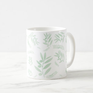 Olive Branch Coffee Mug – Minimalist Botanical