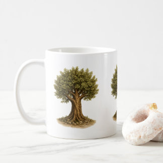 Olive Branch Coffee Mug | Rustic Mediterranean Sty