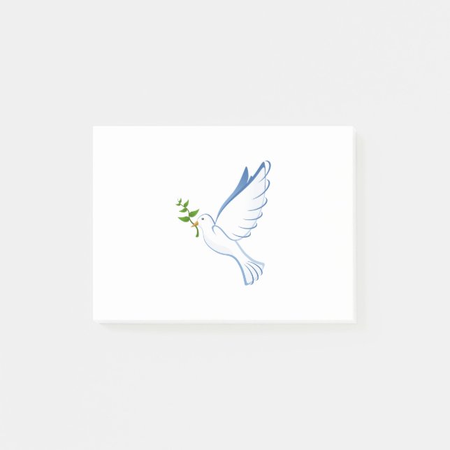 Olive Branch & Dove Post-it Notes (Front)