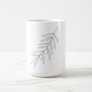 Olive Branch Leaf Coffee Mug