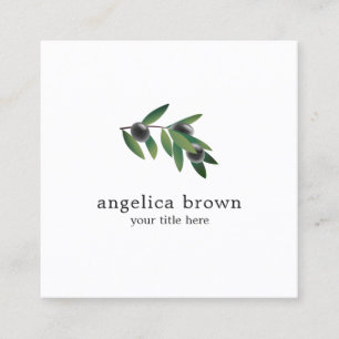 Olive Branch Square Business Card