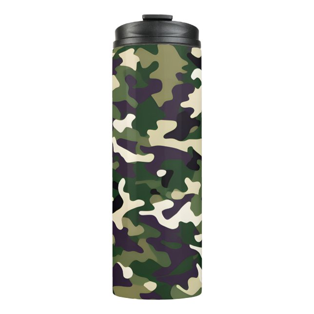 Olive Camo Thermal Tumbler (Front)