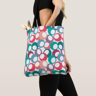 Olive Circles Tote Bag