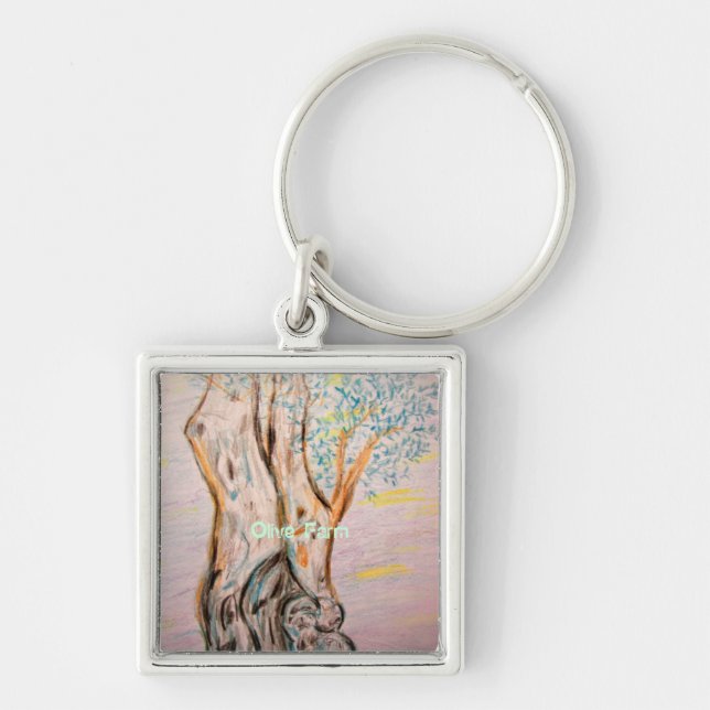Olive Farm Key Ring (Front)