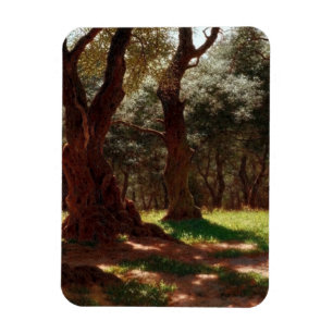 Olive Forest in Cap Saint Martin Magnet