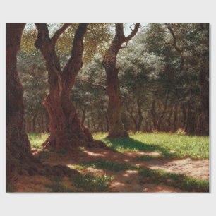 Olive Forest in Cap Saint Martin Wrapping Paper
