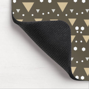Olive Geometry Luxe Mouse Pad