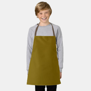 olive-gold apron designed for everyday use