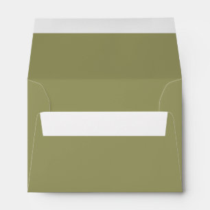 Olive Green A6 4x6 Blank Envelopes