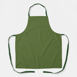olive green apron