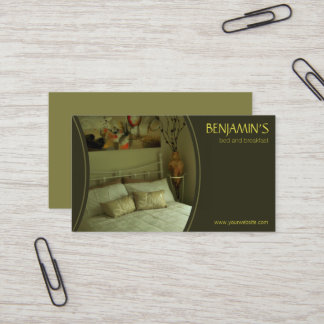 Olive Green B&B Bed and Breakfast Business Cards