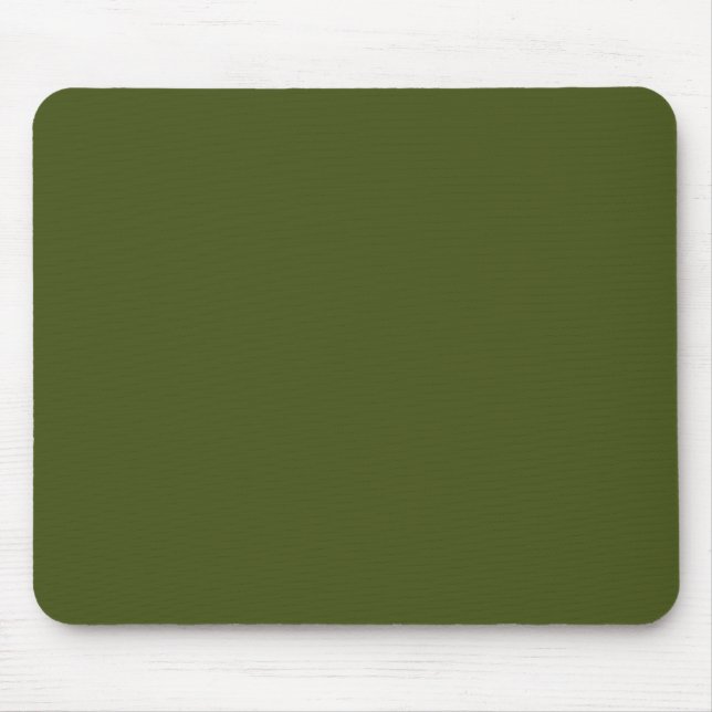 Olive Green Background Decor to Customise Mouse Pad (Front)