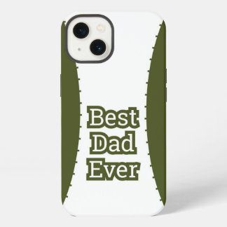 Olive Green Best Dad Ever iPhone Case
