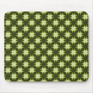 Olive Green Daring Discs Mousepad