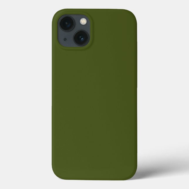 Olive Green Decor Easily Customise This Case-Mate iPhone Case (Back)