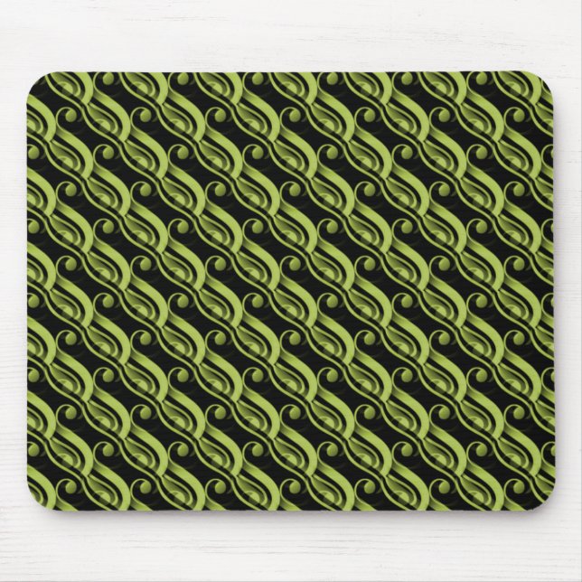 Olive Green Effortless Charm Mousepad (Front)