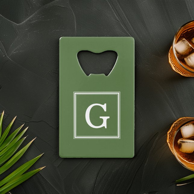 Olive Green Framed Monogram (Creator Uploaded)