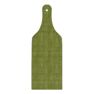 Olive Green Gingham-CUTTING BOARD PADDLE