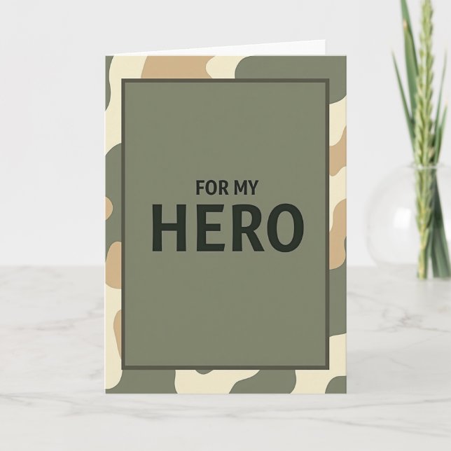 Olive Green Hero Card (Front)