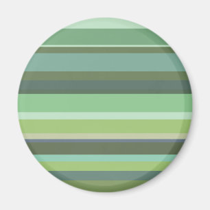 Olive green horizontal stripes magnet