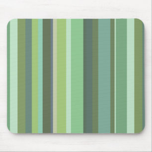 Olive green horizontal stripes mouse pad