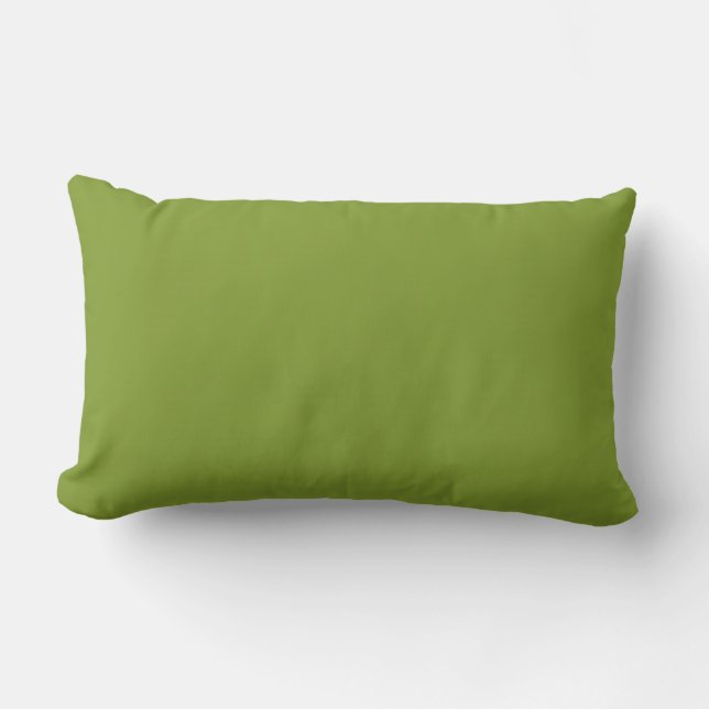 Olive Green Lumbar Cushion (Front)