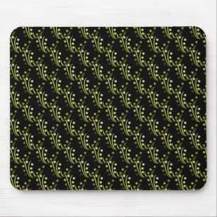 Olive Green Luxurious Glam Mousepad