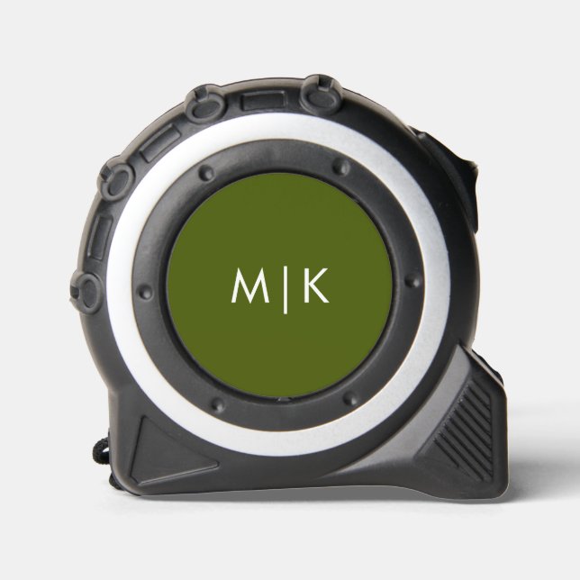 Olive Green | Modern Monogram 1 (Front)