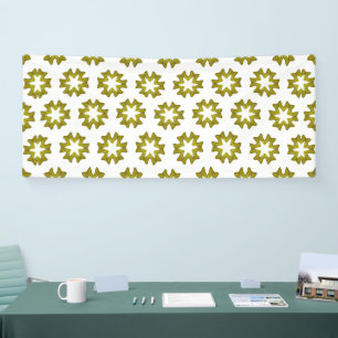 Olive Green Pattern Banner