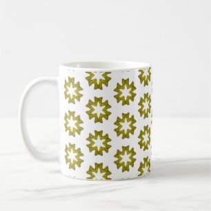 Olive Green Pattern Coffee Mug