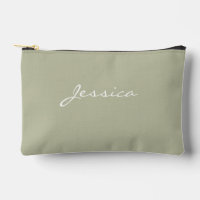 Olive Green Script Minimal Modern Typography
