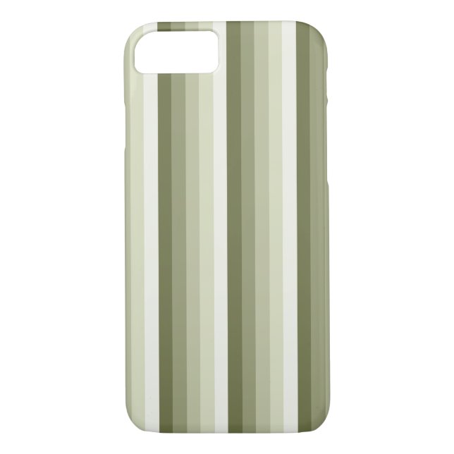 Olive green shadow stripes Case-Mate iPhone case (Back)