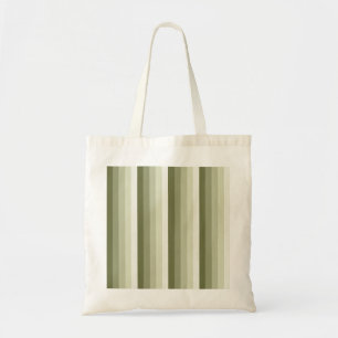 Olive green shadow stripes tote bag