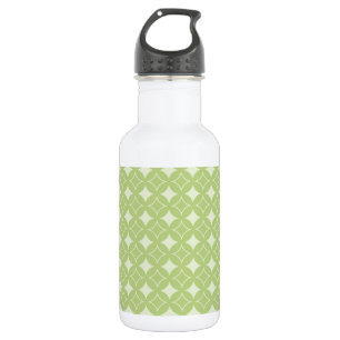 Olive green shippo pattern 532 ml water bottle