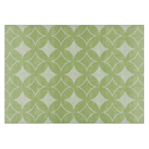 Olive green shippo pattern cutting board