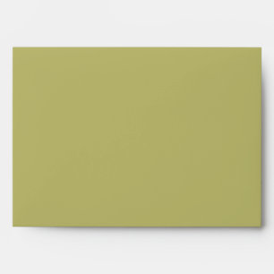 Olive Green Solid Colour Envelope