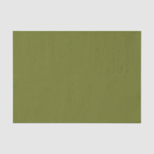 Olive Green Solid Colour Tissue Paper