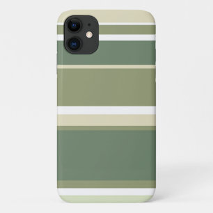Olive green stripes Case-Mate iPhone case