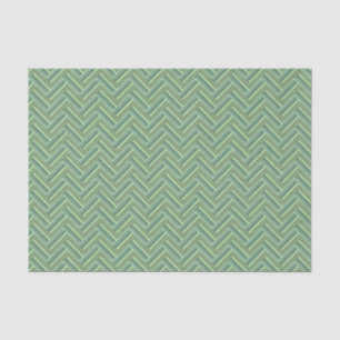 Olive green stripes double weave tissue paper