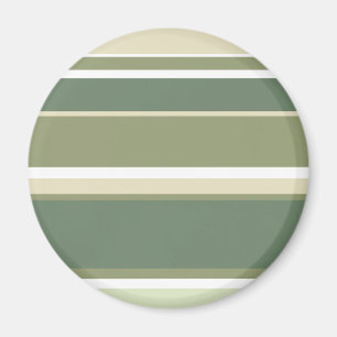 Olive green stripes magnet