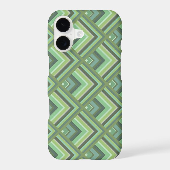 Olive green stripes scale pattern (Back)