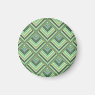 Olive green stripes scale pattern magnet
