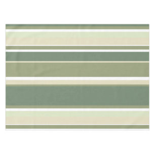 Olive green stripes tablecloth